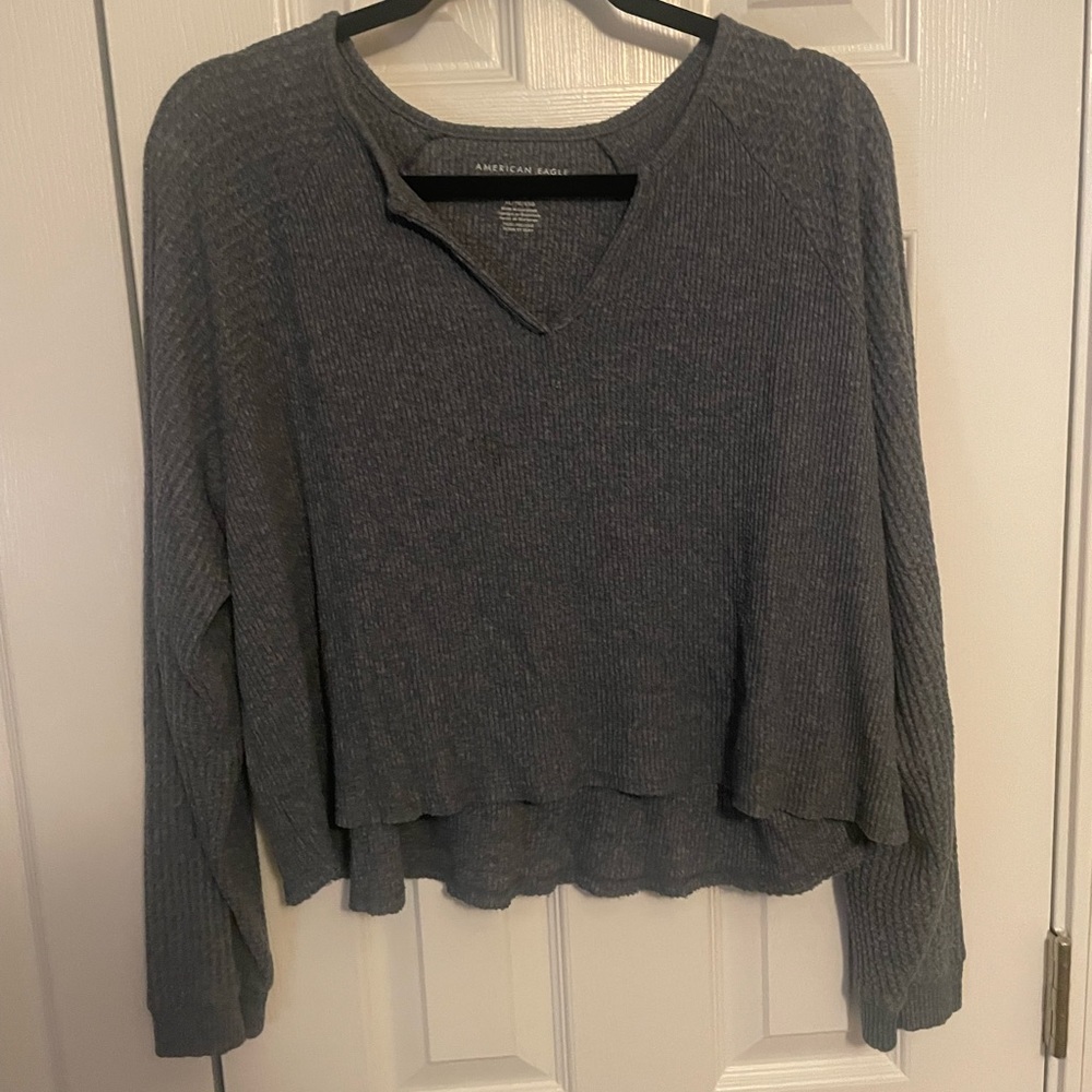 American Eagle Crop Sweater
